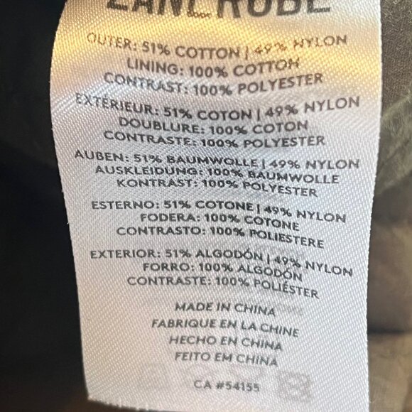 Zanerobe Quilted Light Puffer Jacket Green Outerwear Full Zip Mens Medium - Picture 9 of 9